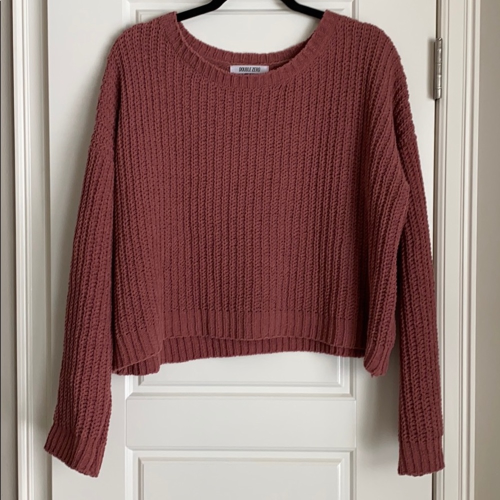 Double Zero Cropped Sweater